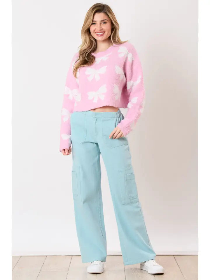 Long Sleeve Crop Sweater - The Season Boutique