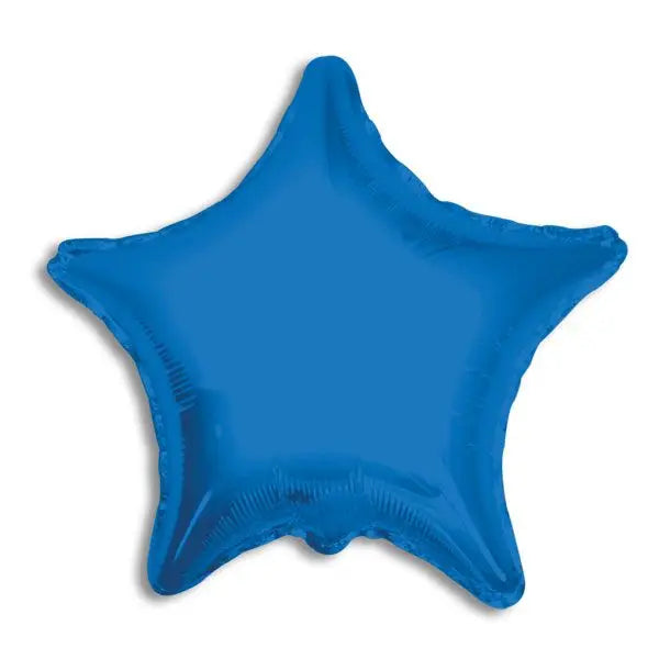Blue Solid Color Star Foil Balloon
