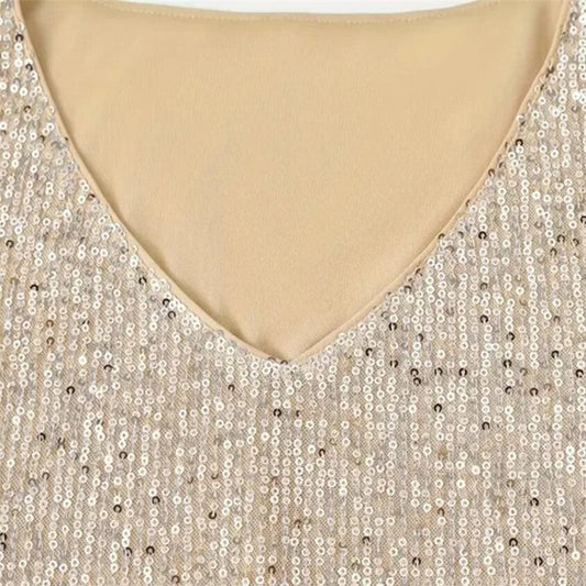 Sparkling V-Neck Tank