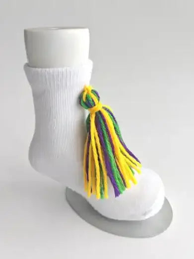 Mardi Gras Tassel Socks 1-3 Years