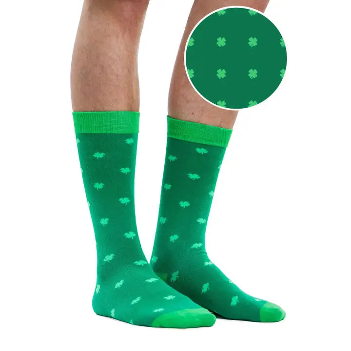St. Patrick's Day Clover Socks - The Season Boutique