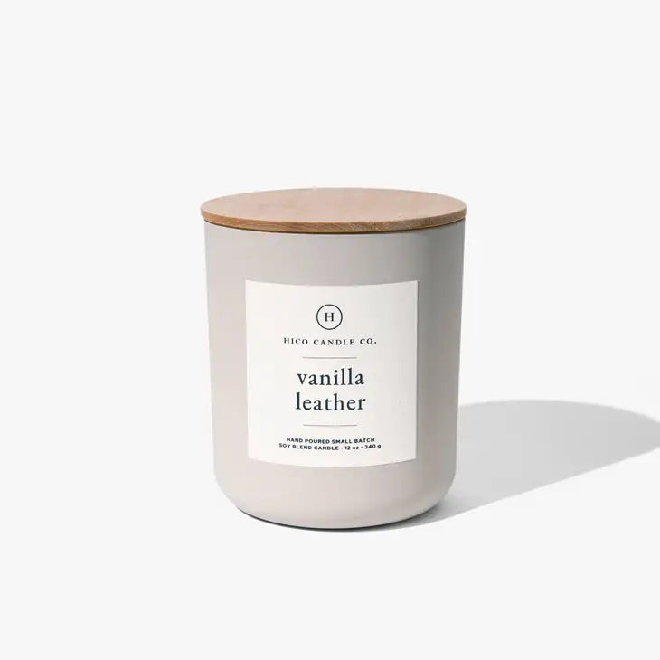 Vanilla Leather Candle