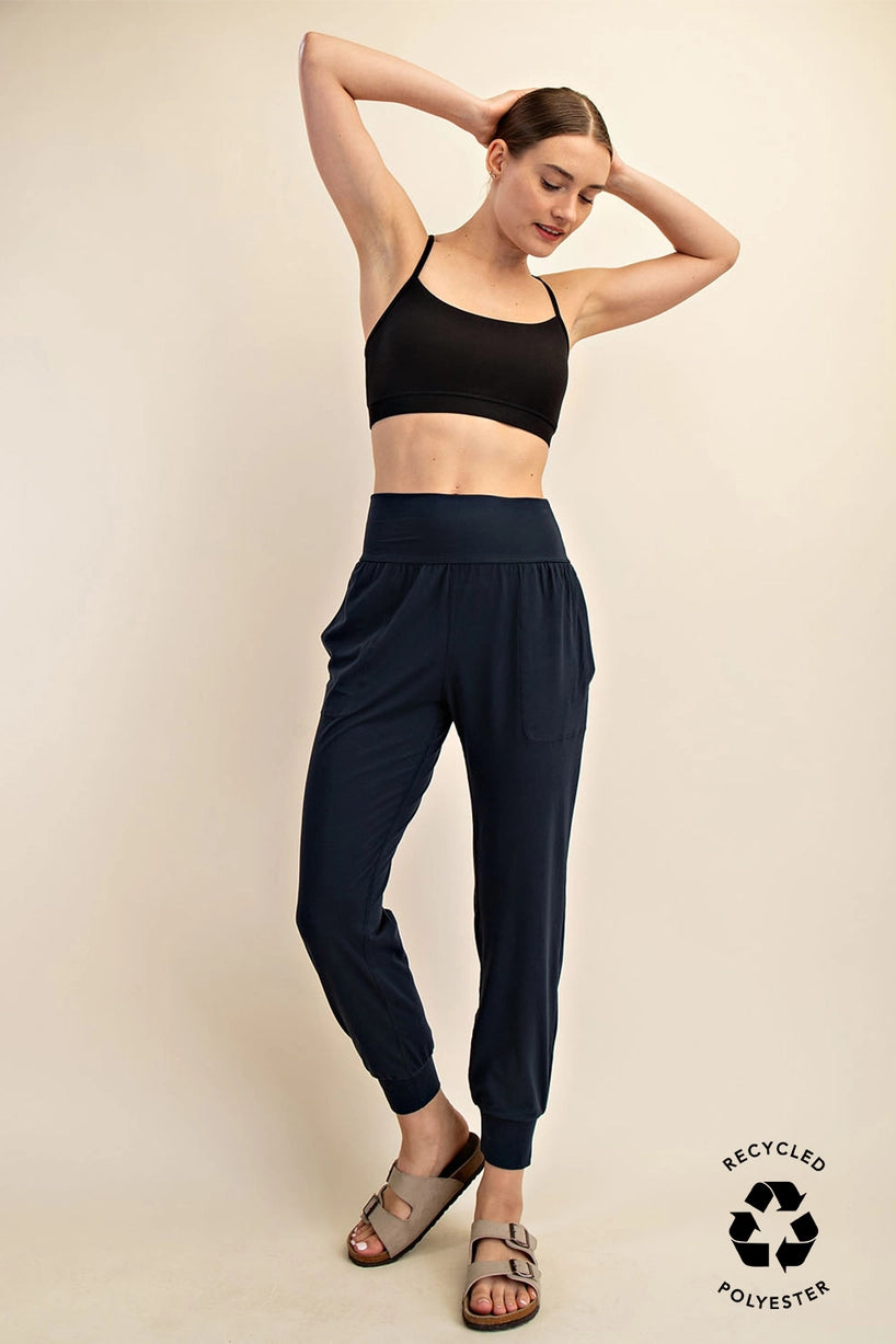 Navy BUTTER JOGGER