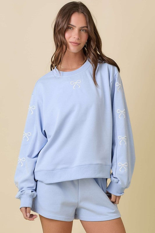 Side Ribbon Knit Set