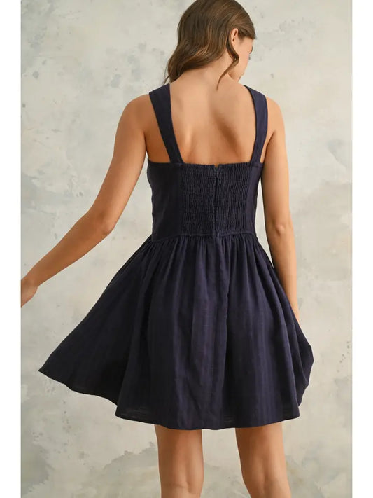 Textured Pattern Dress