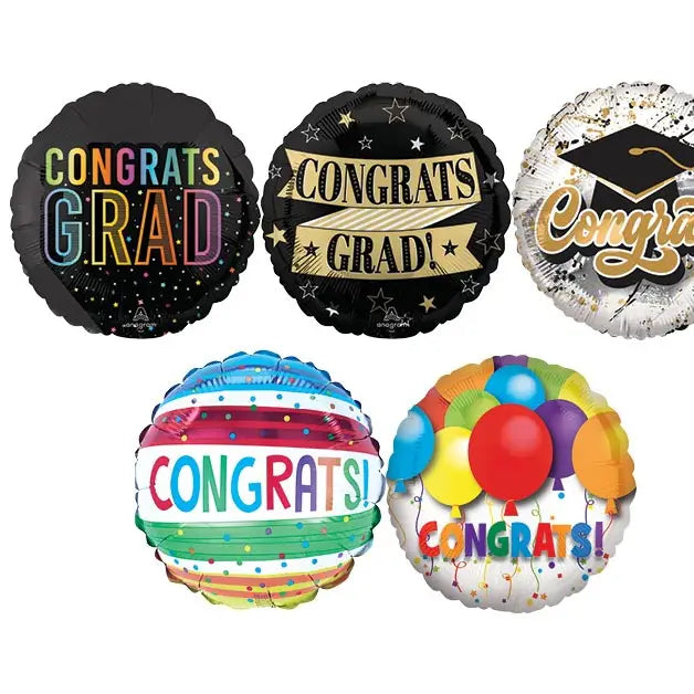 9" Air Filled Pre Grad/Congratulations Assortment
