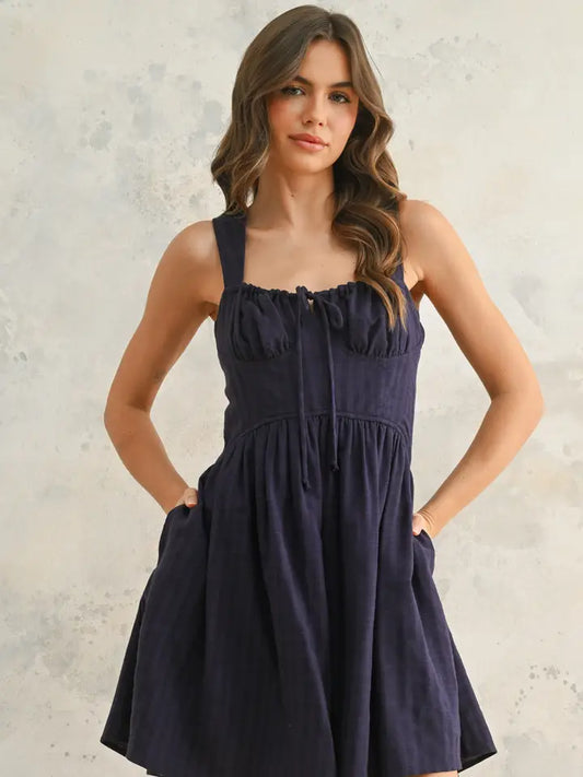 Textured Pattern Dress