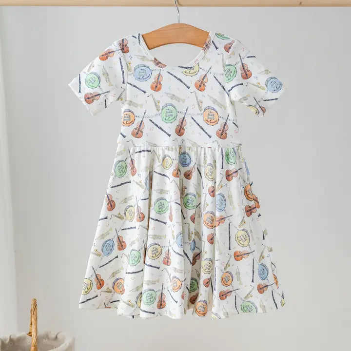 Jazz Festin' Organic Cotton Twirl Dress - The Season Boutique
