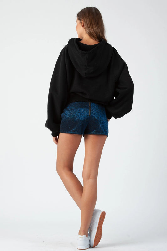 Holiday Metallic Blue Shorts