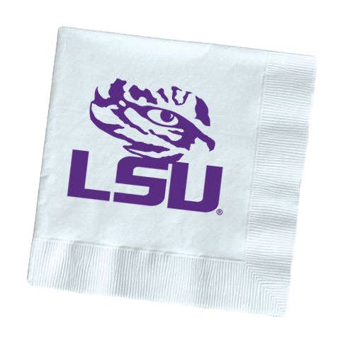 LSU Napkins: Purple - The Season Boutique