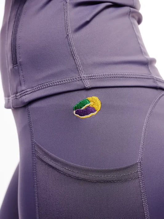 Running with King Cake Leggings