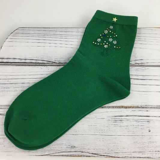 XMAS Stone Tree Socks