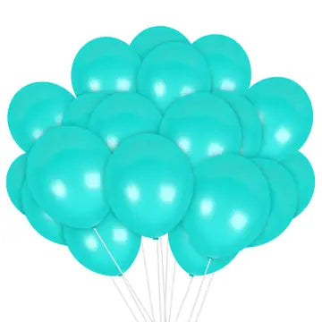 12" Latex Balloons with Helium