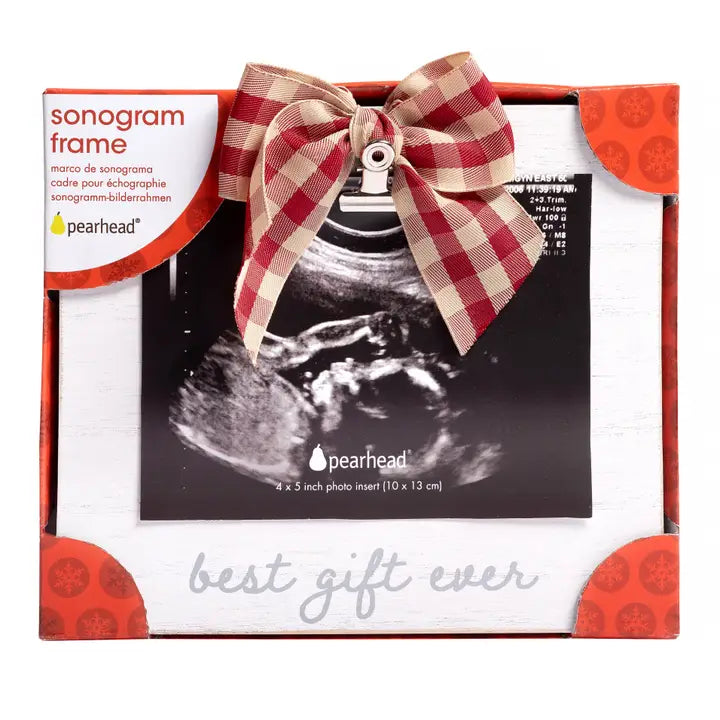 Best Gift Ever Sonogram Holiday Picture Frame