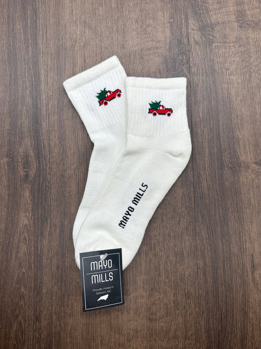 Children's Christmas Truck Socks