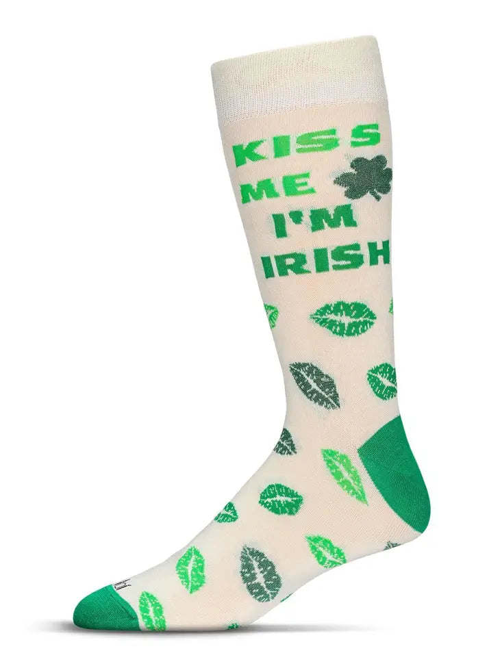 MeMoi Kiss Me I'm Irish Socks