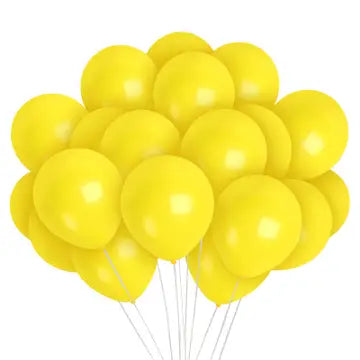 12" Latex Balloons with Helium