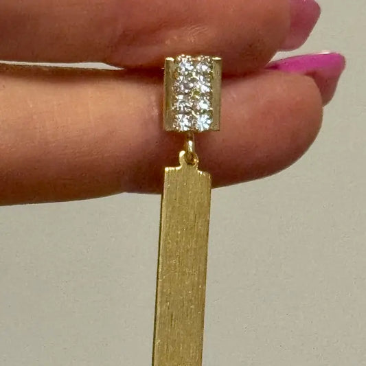 Simple Classic Everyday Gold Modern Earrings