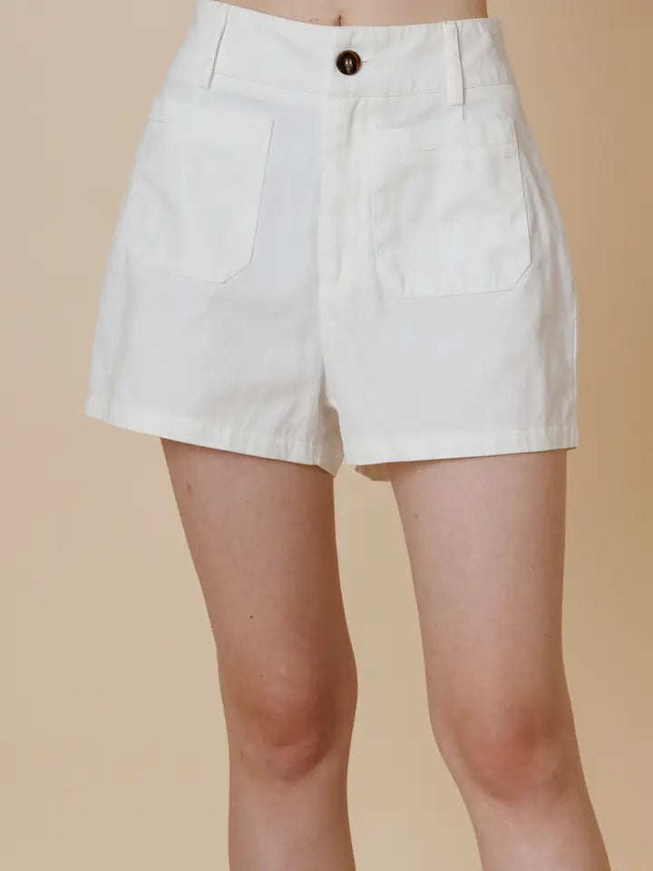 Double Patch Pocket Shorts