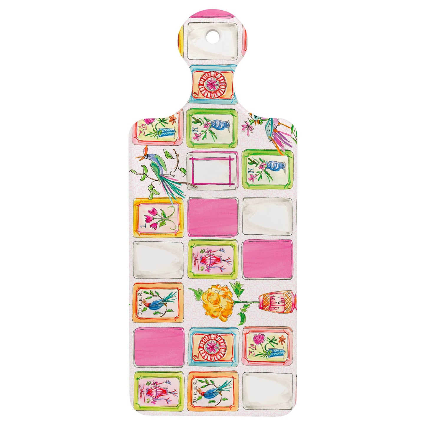 Mahjong Pink Ceramic CUTErie Board - The Season Boutique