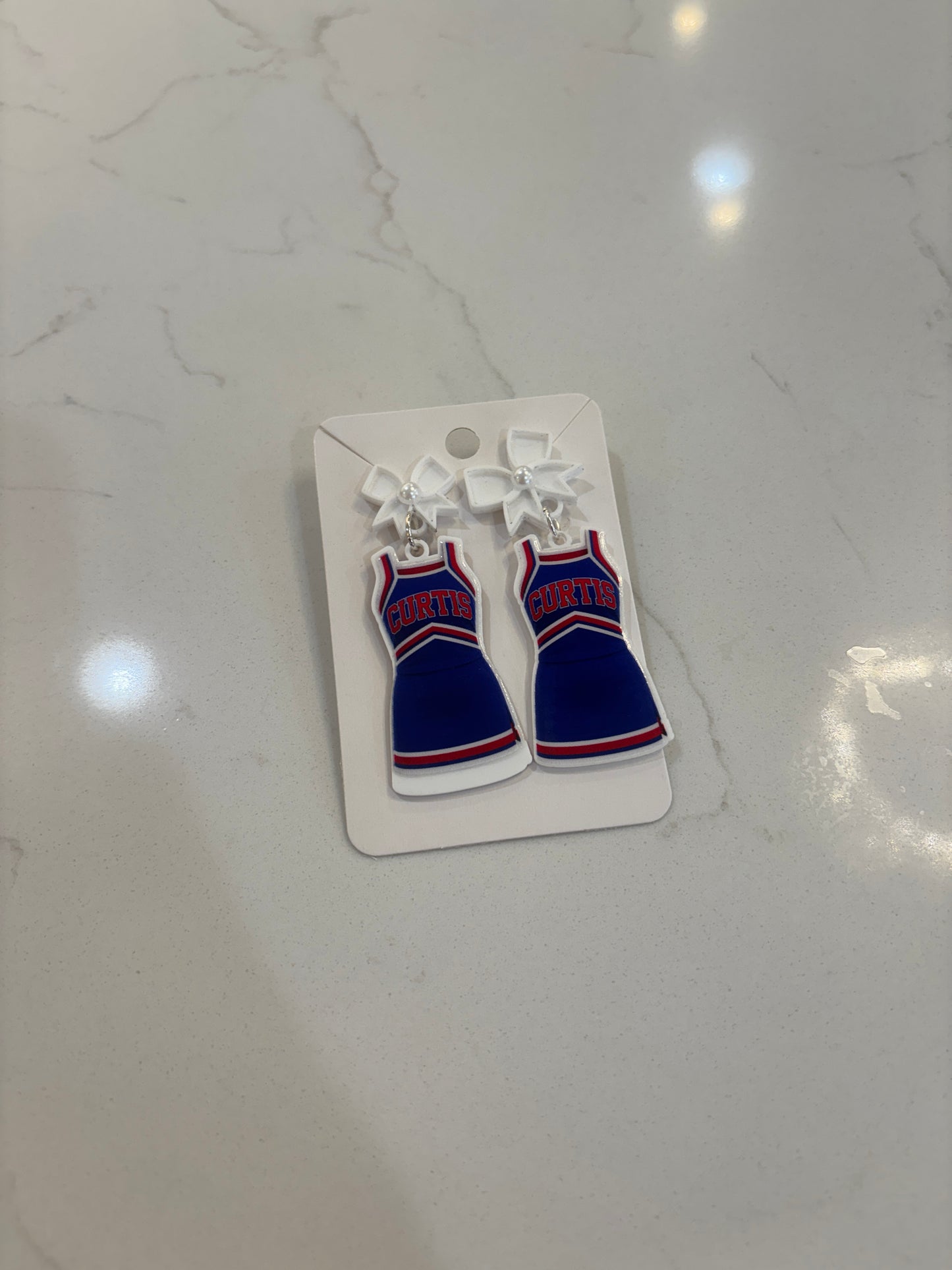 John Curtis Cheer Uniform Earrings