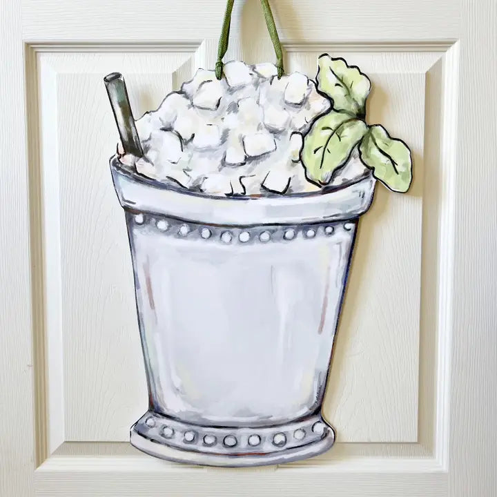 Mint Julep Door Hanger