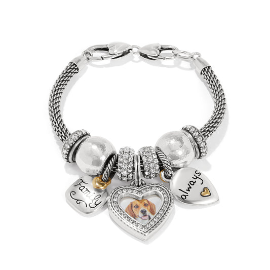 Memento Heart Photo Charm