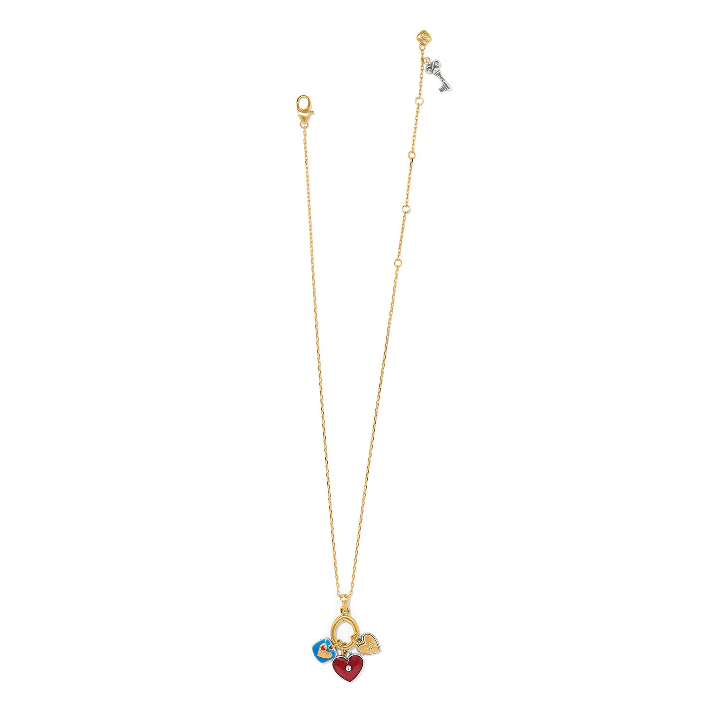 One Heart Charm Necklace