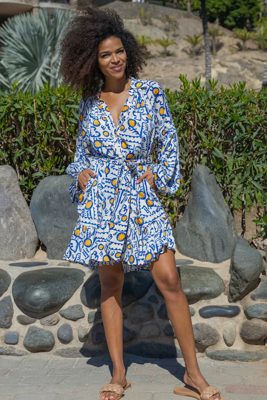 Ecru Latina Short Dress - One Size Ecru Latina Short Dress - One Size