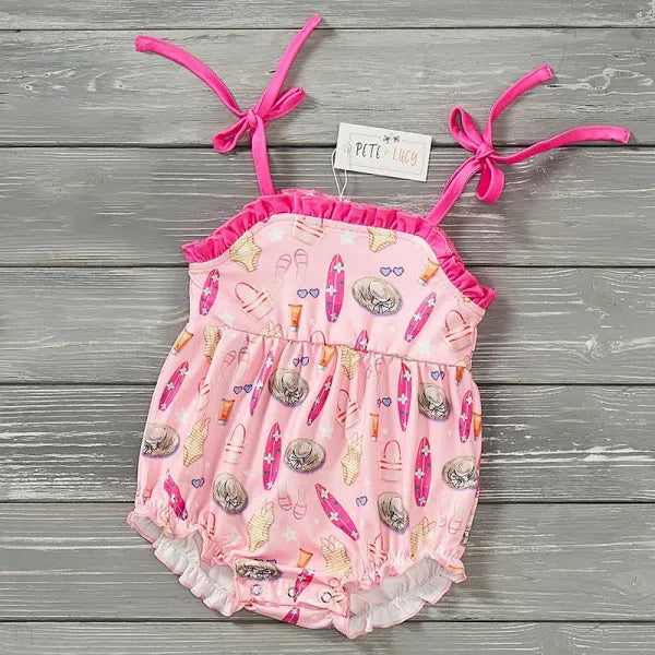 Miss Malibu - Girl Infant Romper