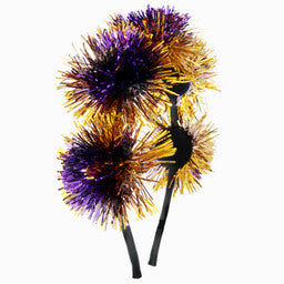 Pom Pom Tinsel Headband - The Season Boutique