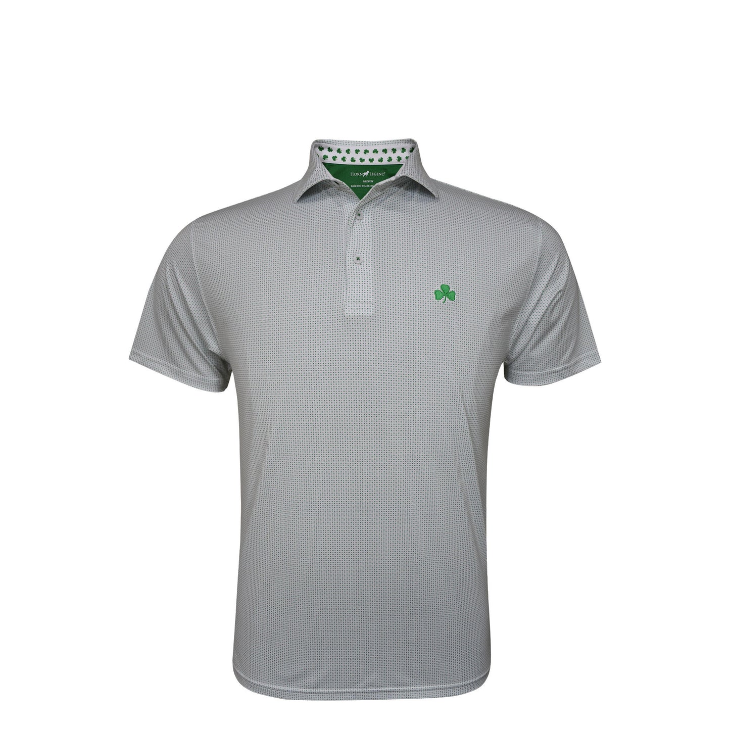 Bamboo Charcoal Checkers Polo St. Patrick