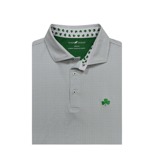 Bamboo Charcoal Checkers Polo St. Patrick