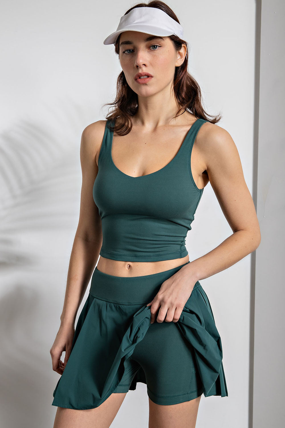 ACTIVE PLEAT TENNIS SKORT - The Season Boutique