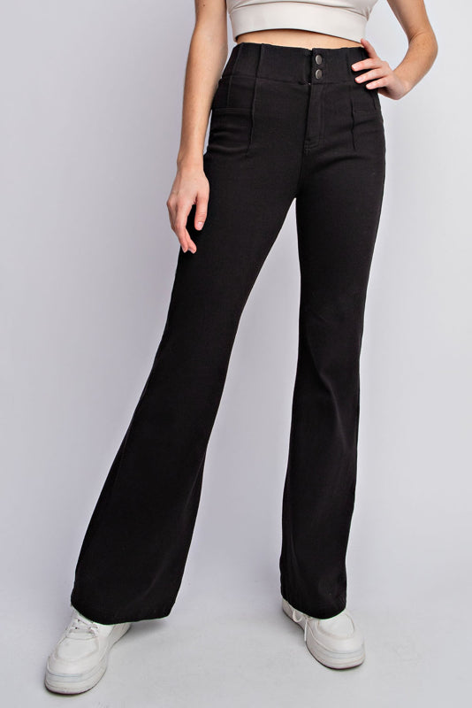 Twill Flared Pants