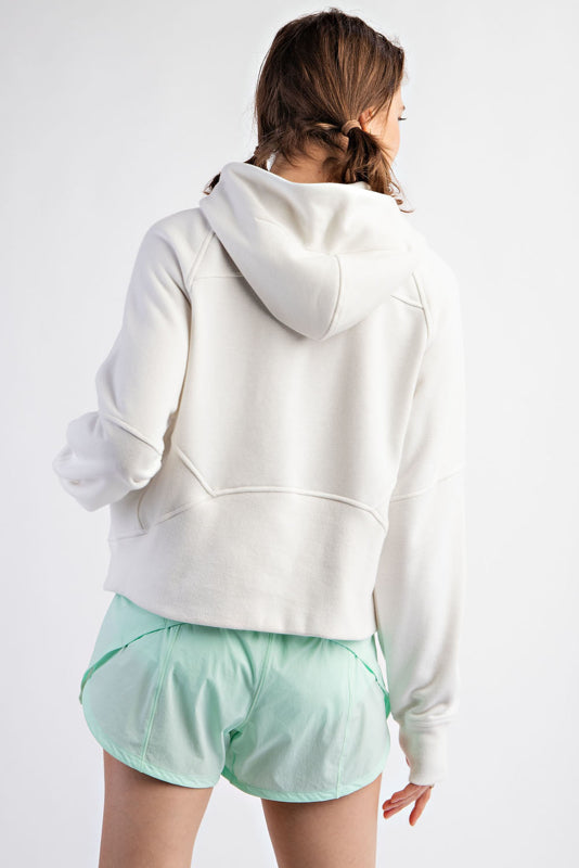 CROPPED HOODIE JACKET