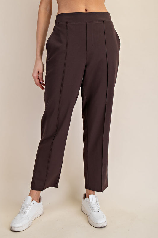 WOVEN ANKLE TROUSER