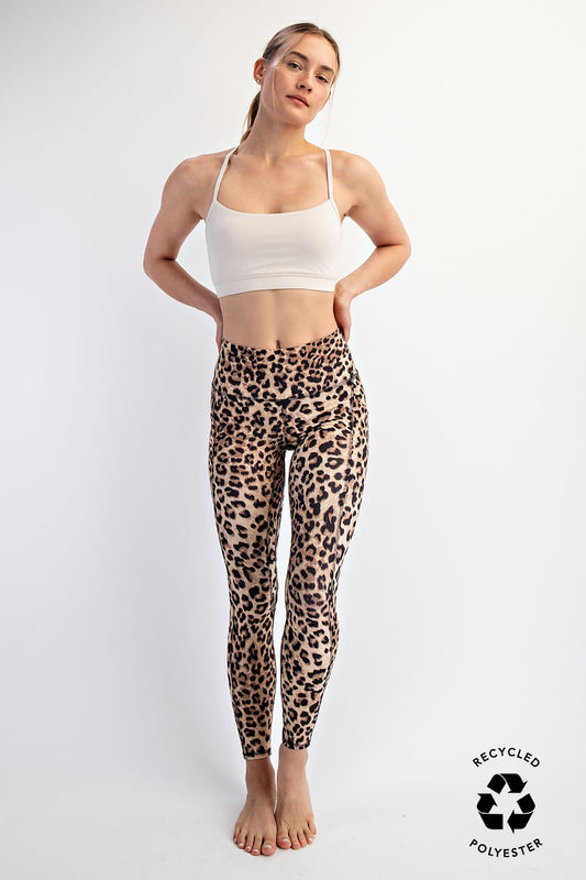 ANIMAL PRINTED POCKET LEGGINGS