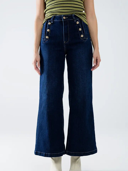 Wide Leg Jeans - The Season Boutique