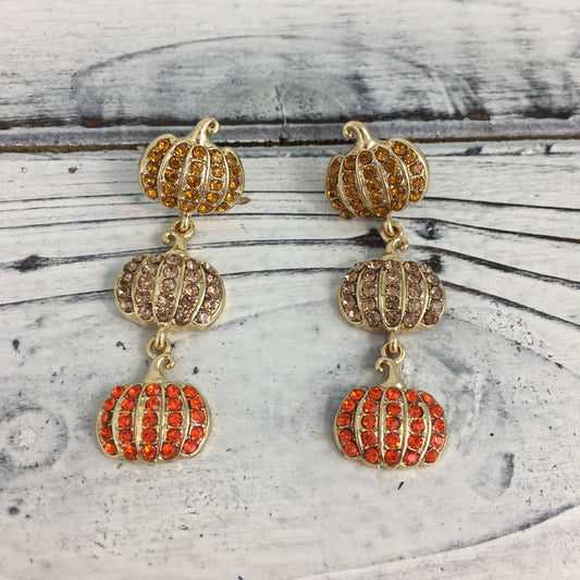 pumpkin drop earrings