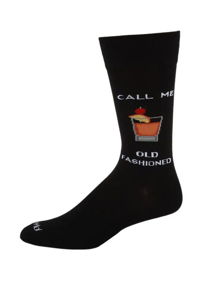 Old Fashioned Mens Bamboo Crew Sock