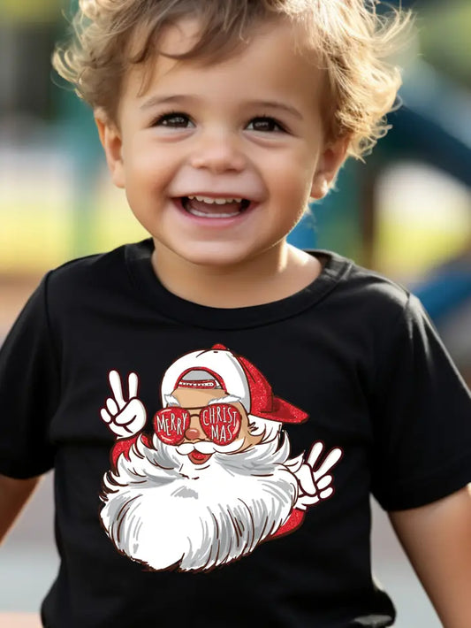 Merry Christmas Santa Toddler Tees