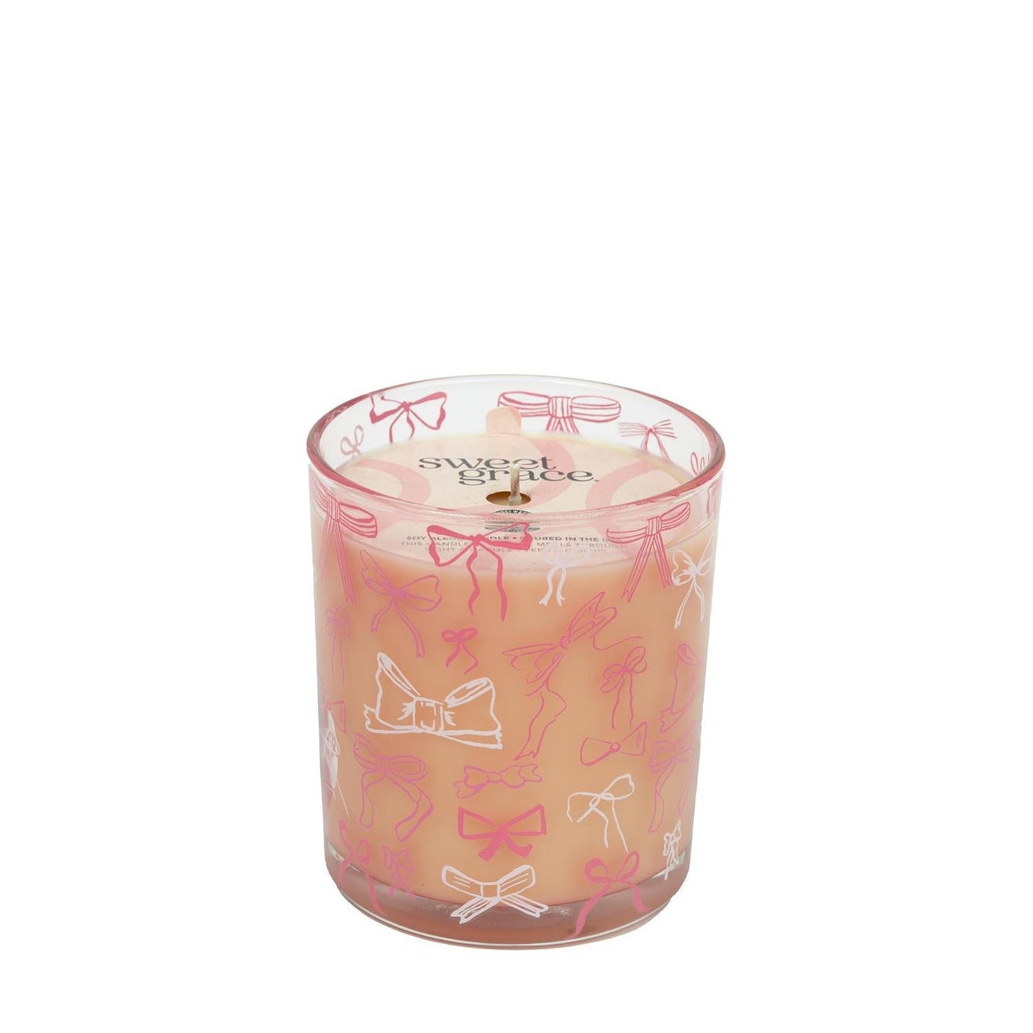 Sweet Grace Pink Bow Candle #072 - The Season Boutique