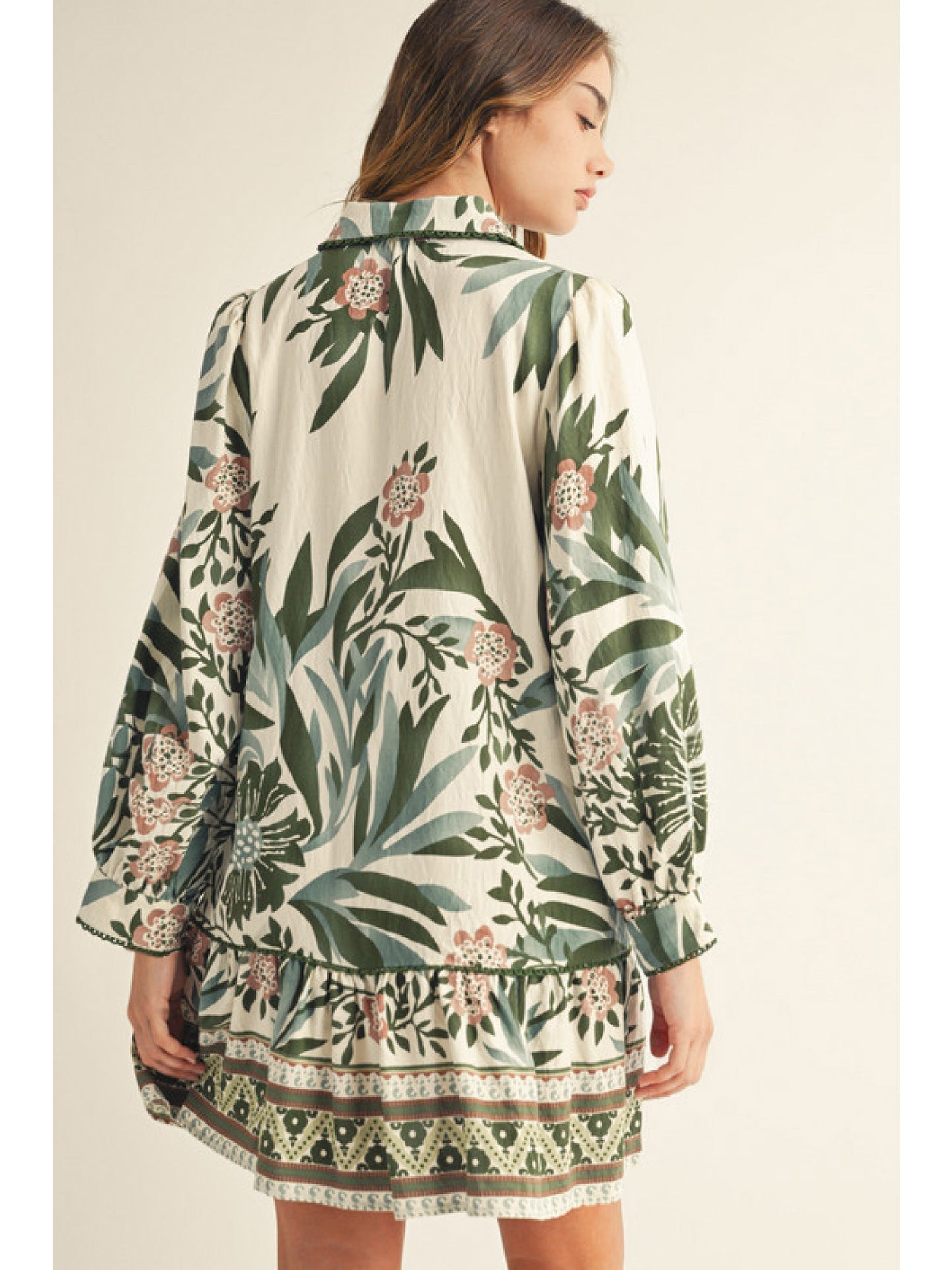 Olive Bloom Dress