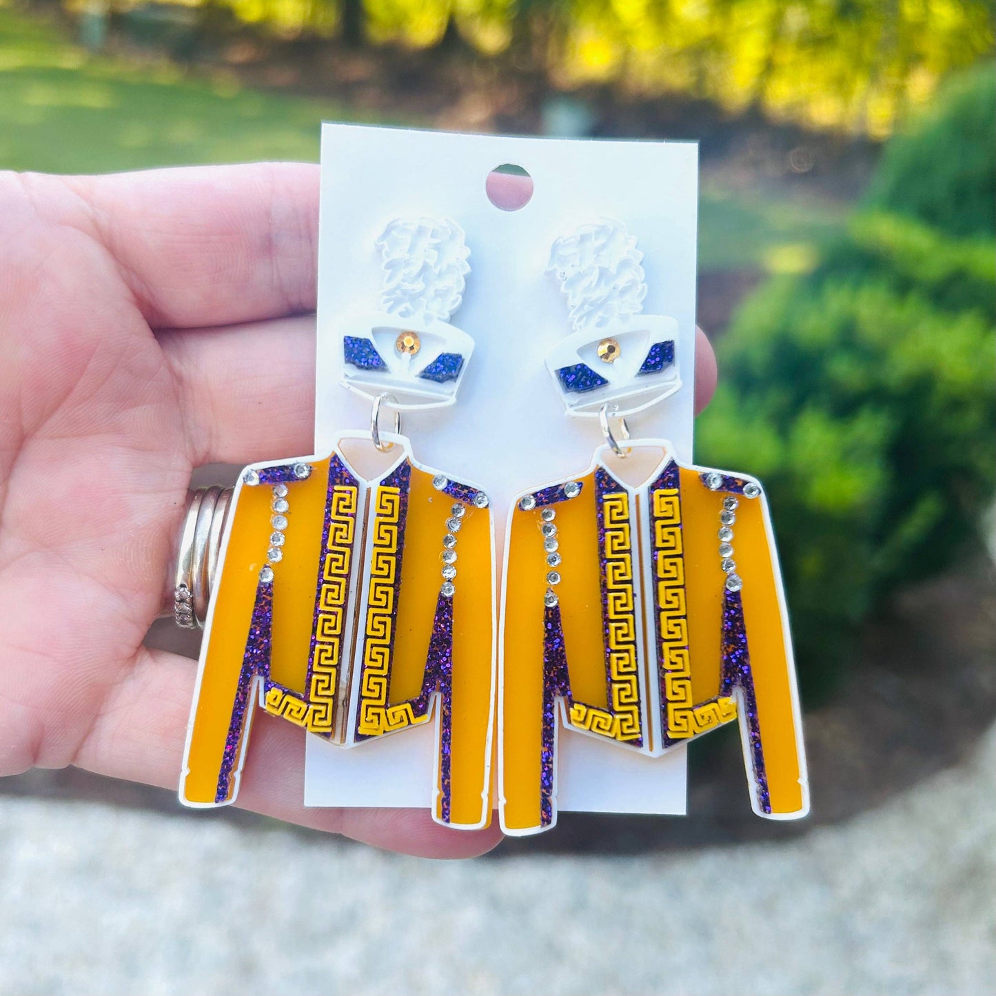 LSU Marching Band Earrings