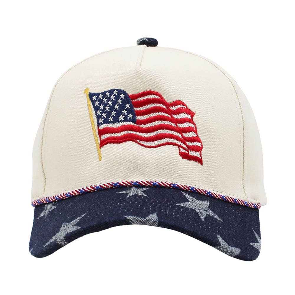 USA 250th Anniversary Patriotic Embroidered Baseball Cap