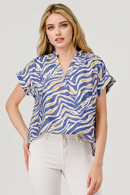 Tori Short Sleeve Game Day Top