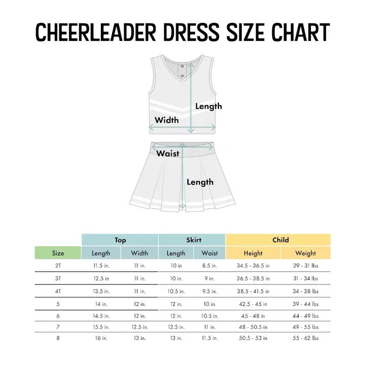 LSU Girls Cheer Dress & Bloomers