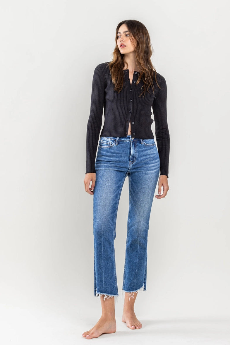 High Rise Kick Flair Jeans