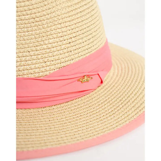 Coco Sun Hat Natural/Pink